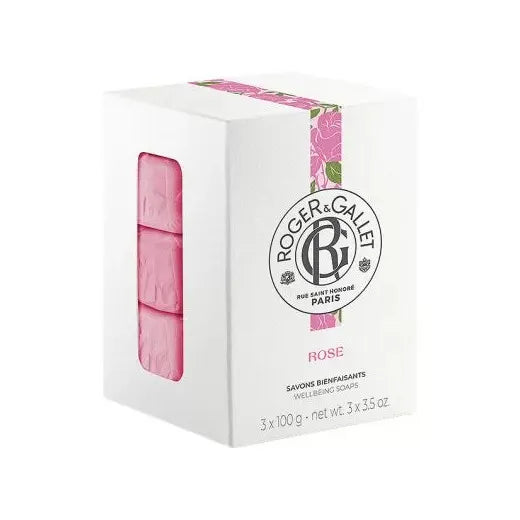 Roger&amp;Gallet Rose Box Saponette Benessere 3 x 100 g
