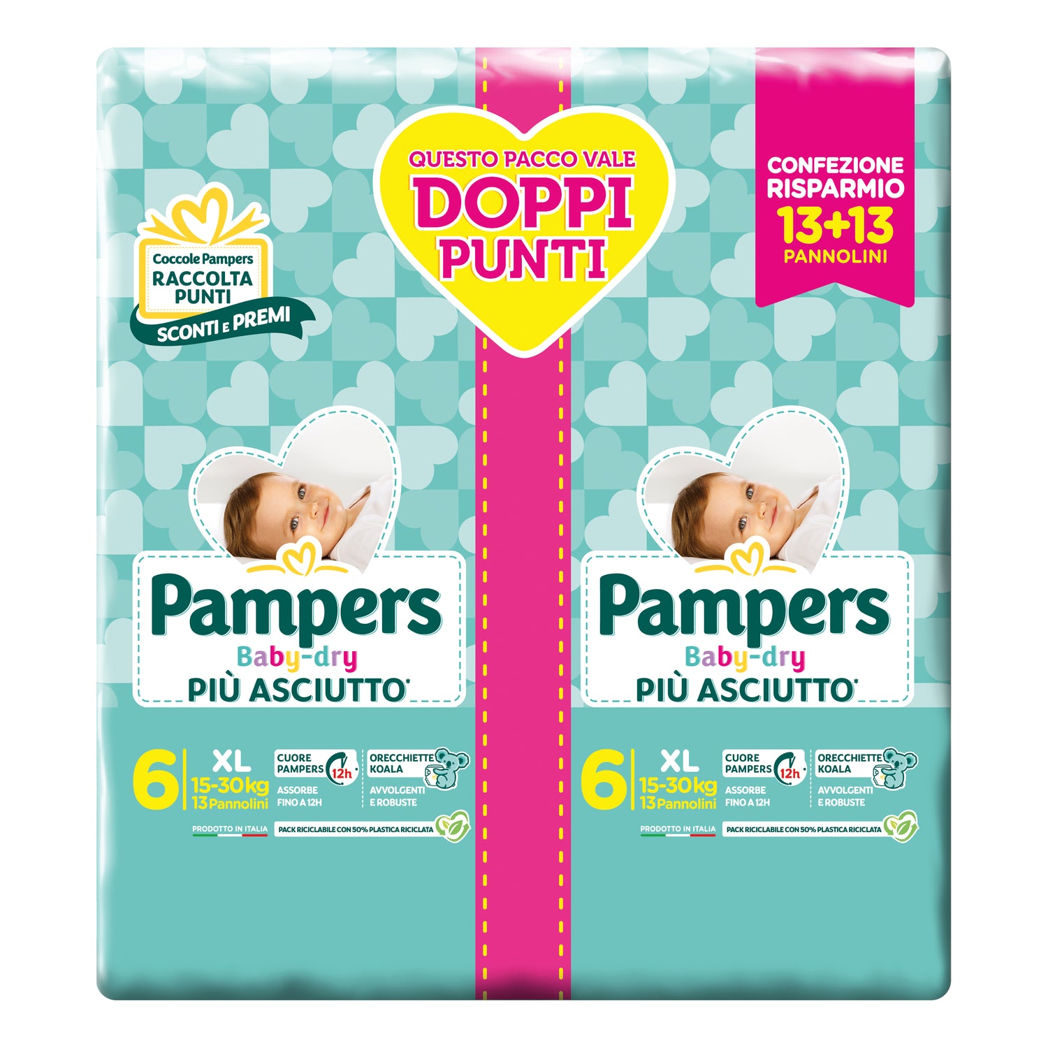 PAMPERS BD DUO DOWNCOUNT XL26P
