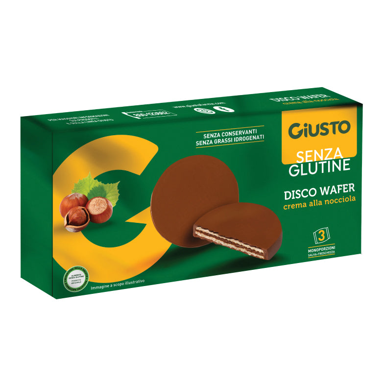GIUSTO S/G DISCO WAFER 3PZ 30G  