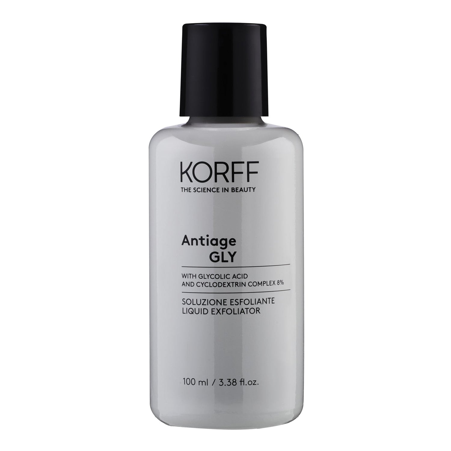 Korff Antiage Gly - Soluzione Esfoliante Antiage All'Acido Glicolico Per Tutti I Tipi Di Pelle 100ml