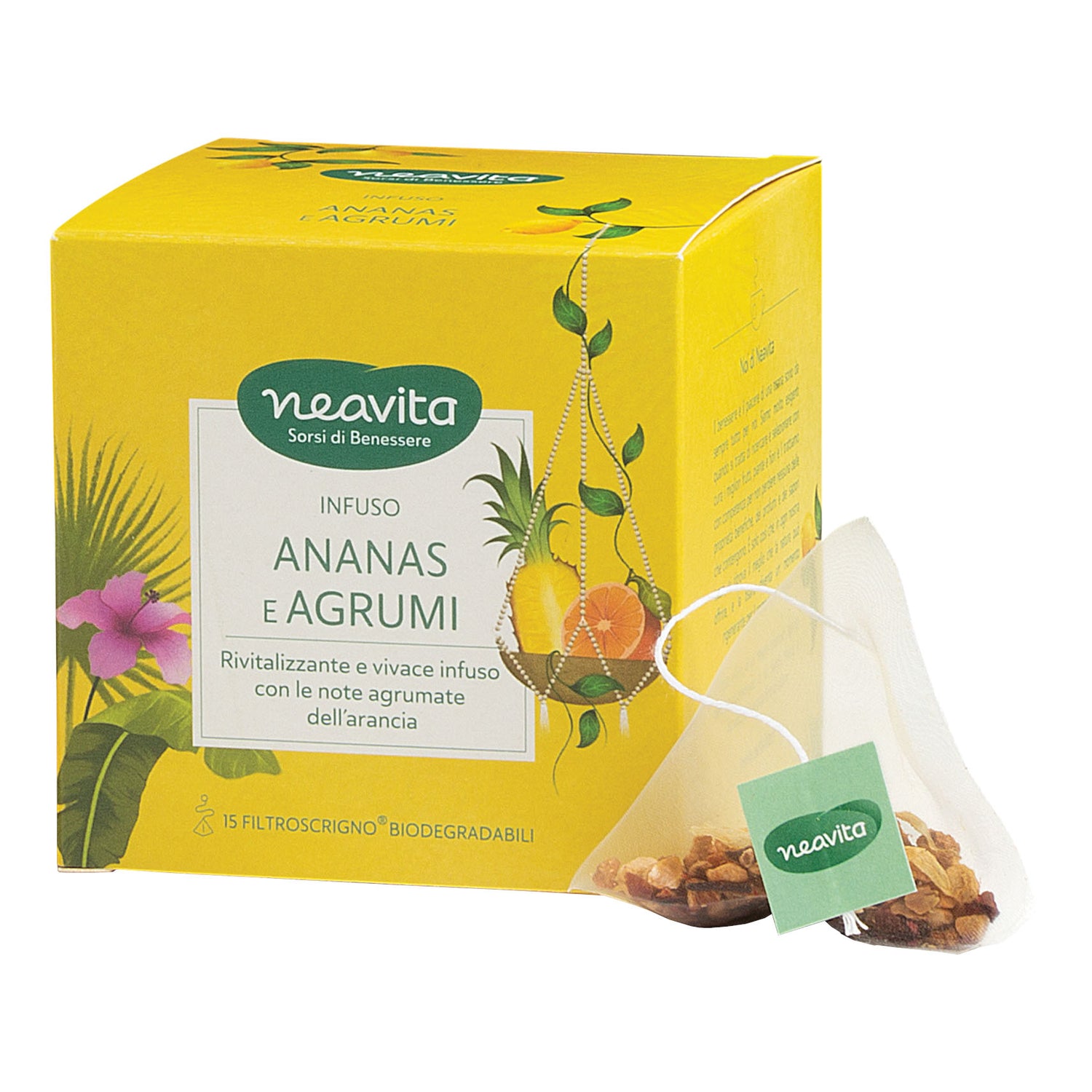 Neavita Tisana Ananas E Agrumi 15 Filtroscrigno