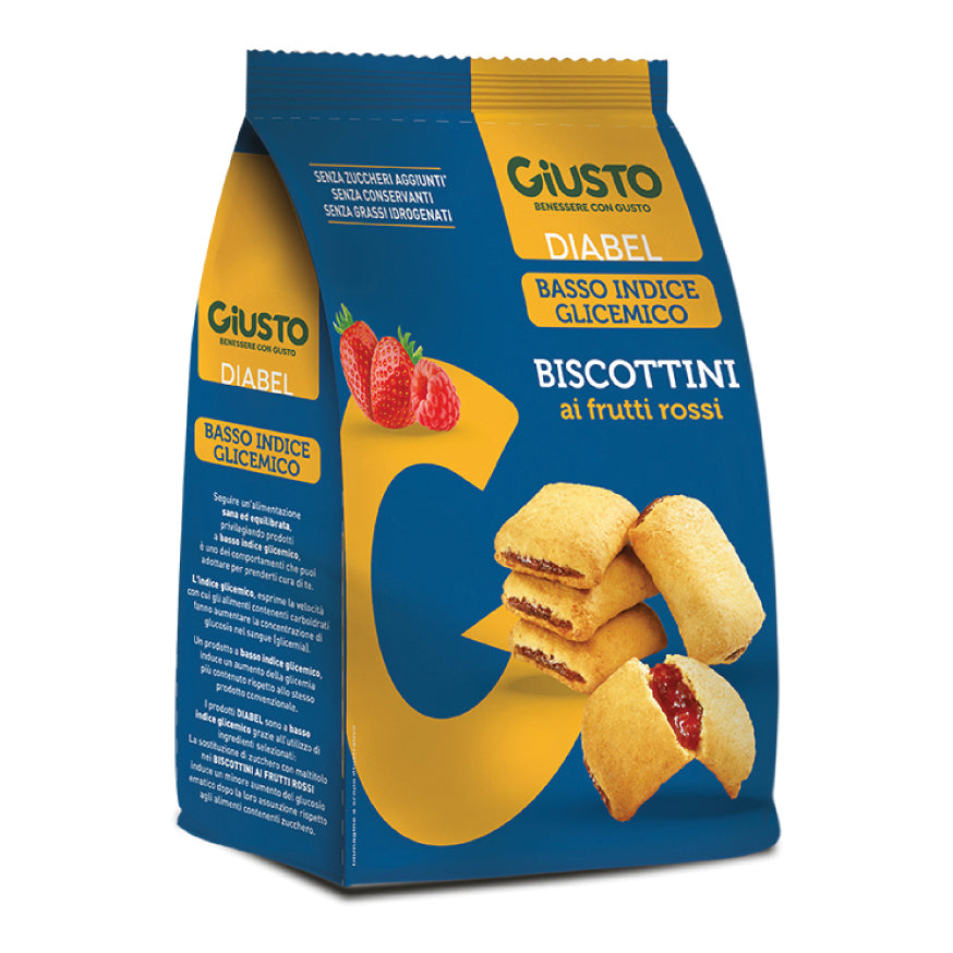 GIUSTO DIABEL BISCOTTINI FRUTT  