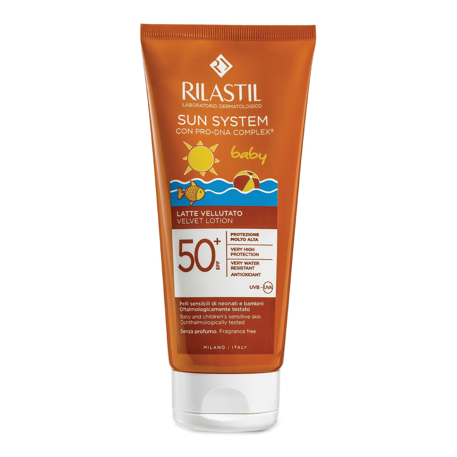 Rilastil Sun System Latte Solare Bambini Vellutato Spf 50+ 250ml