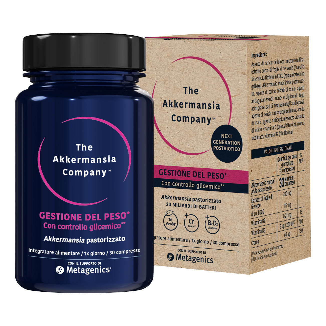 AKKERMANSIA GLICEMIA 30CPR