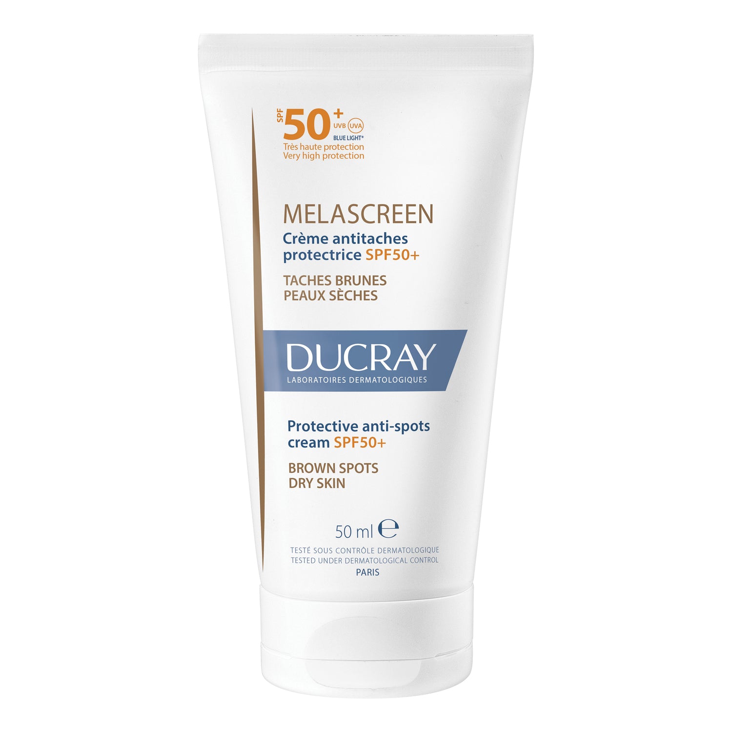 Ducray Melascreen Crema Anti Macchie Protettiva Solare Spf 50+ Pelli Secche 50ml