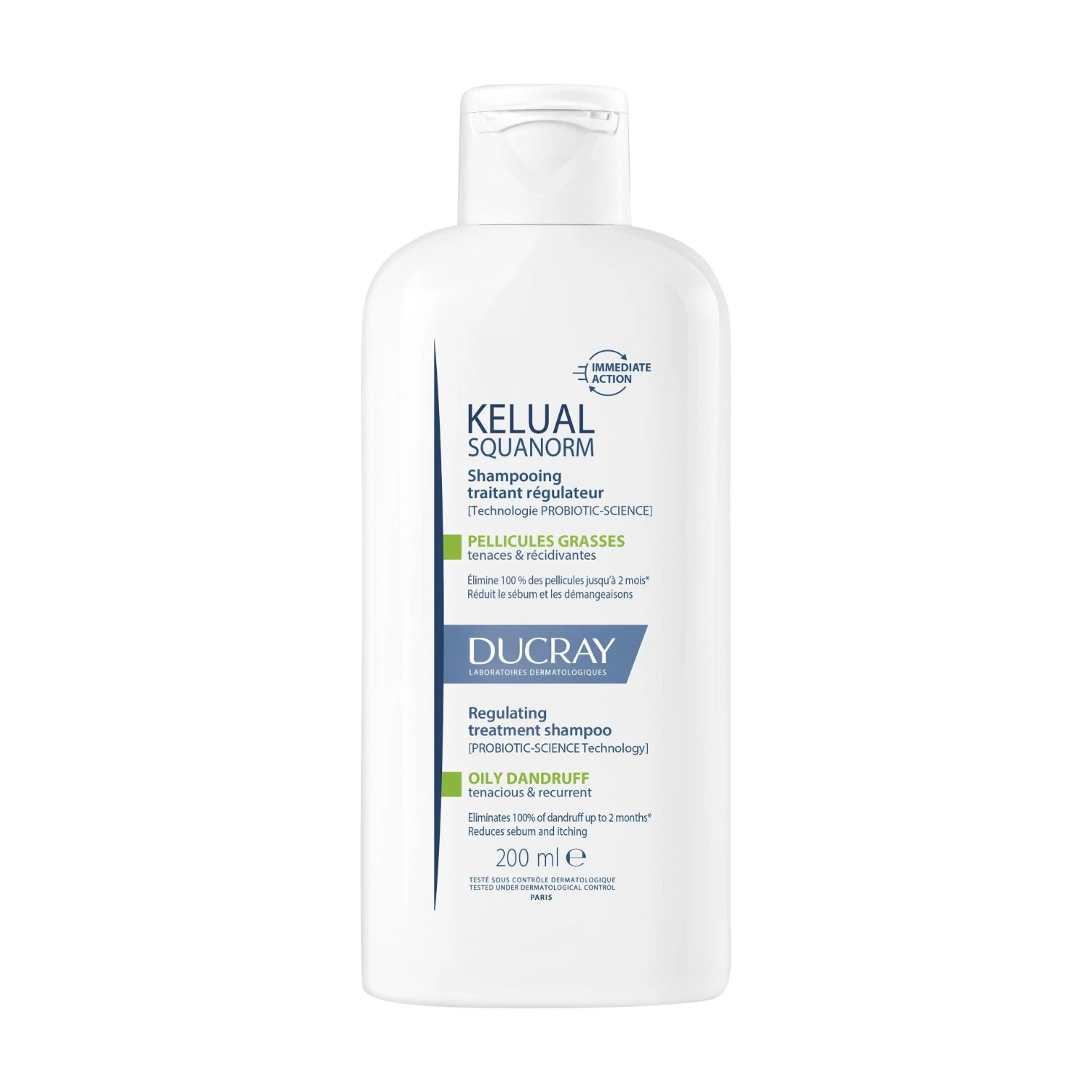 Ducray Kelual Squanorm | Shampoo Trattante Forfora Grassa | 200 ml
