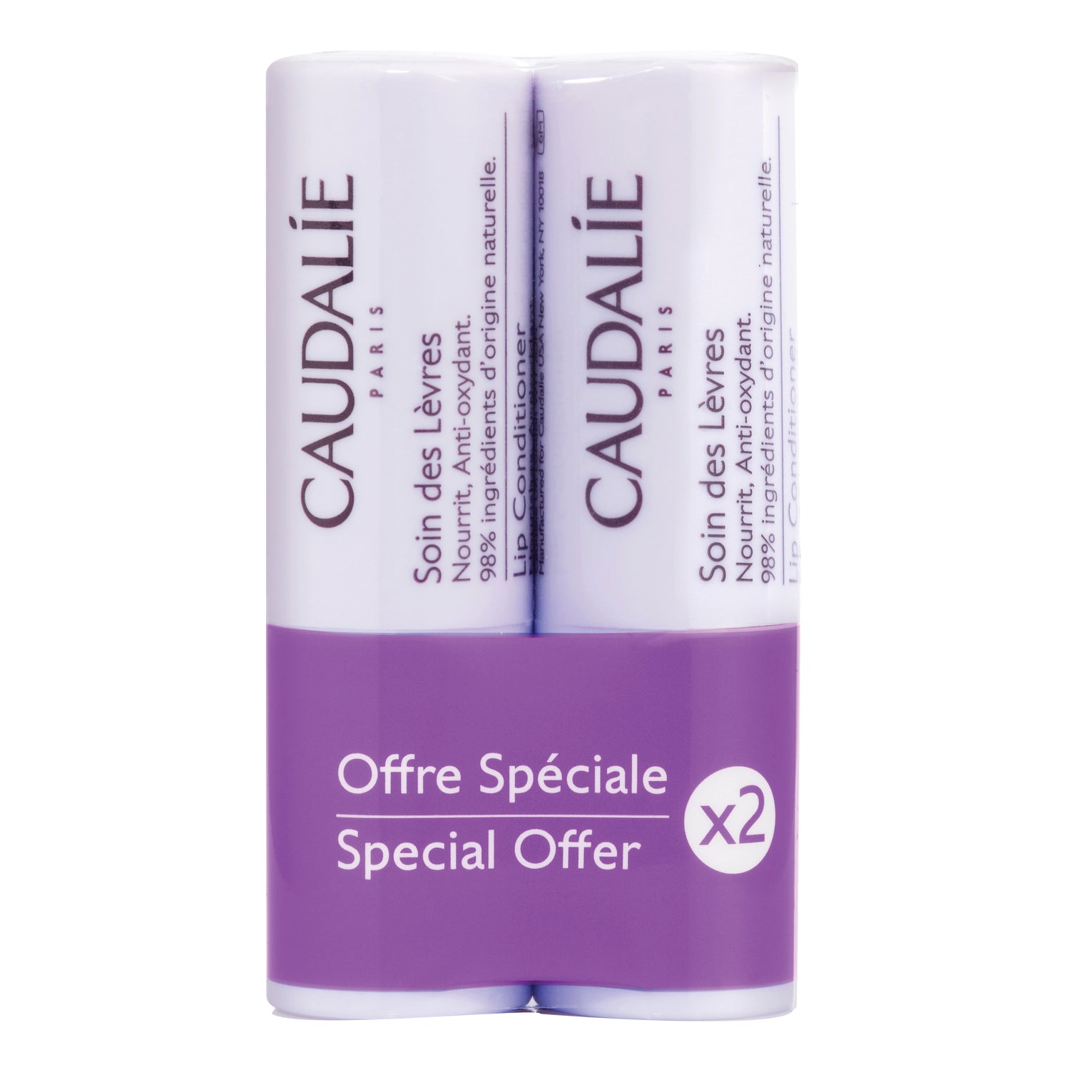 Caudalie - Vinotherapist Duo Trattamento Per Le Labbra 2 Stick Da 4,5g