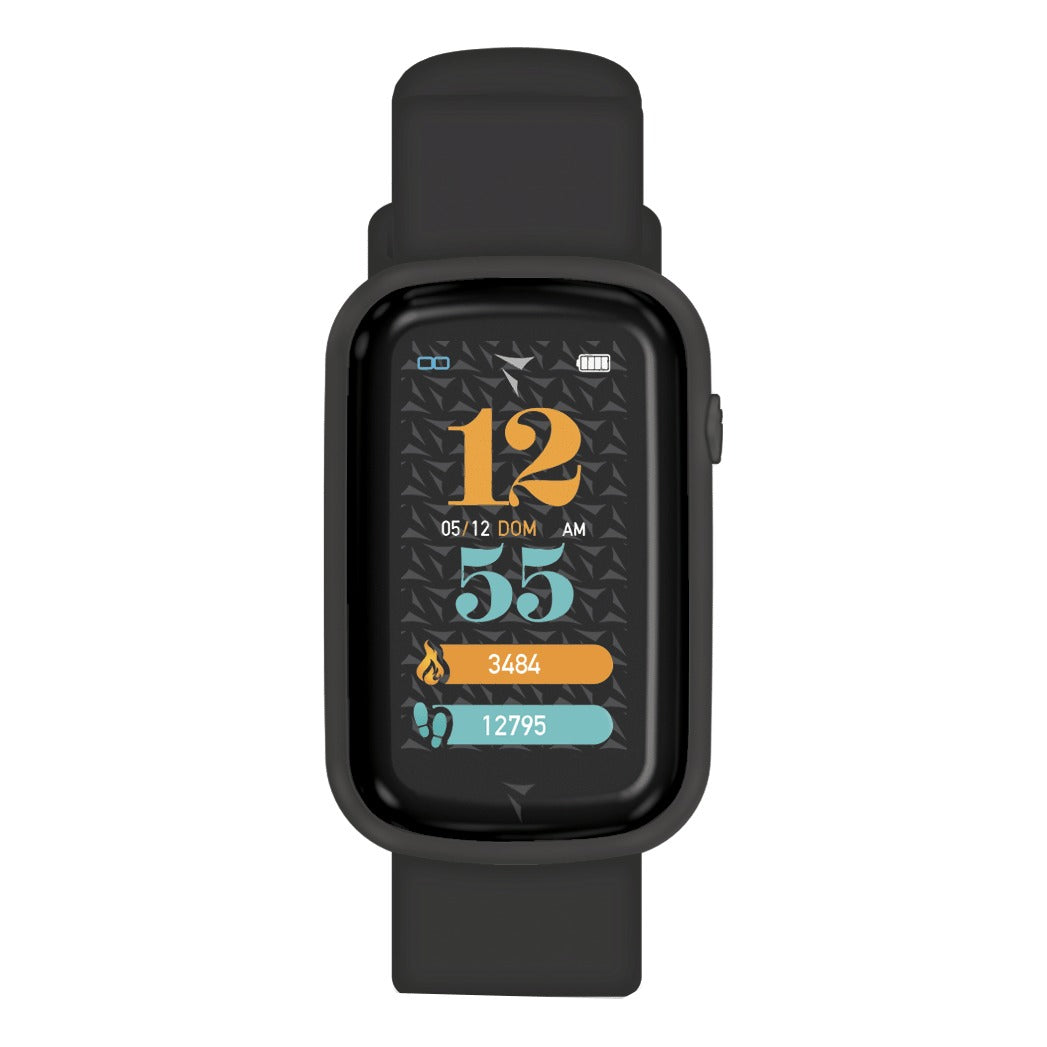 SMARTWATCH STEPS TOTAL BLACK