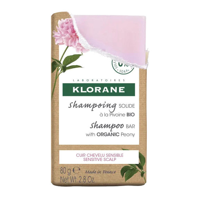 Klorane Shampoo Solido Alla Peonia Bio 80g