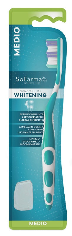 Sofarmapiù Spazzolino Whitening Setole Medie