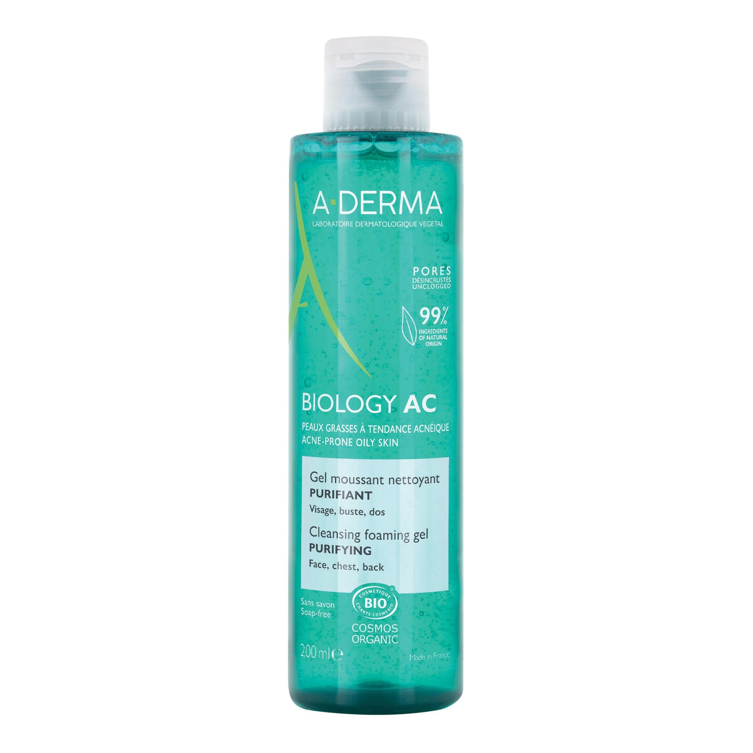 Aderma Biology Ac Gel Detergente Purificante Schiumogeno 200ml