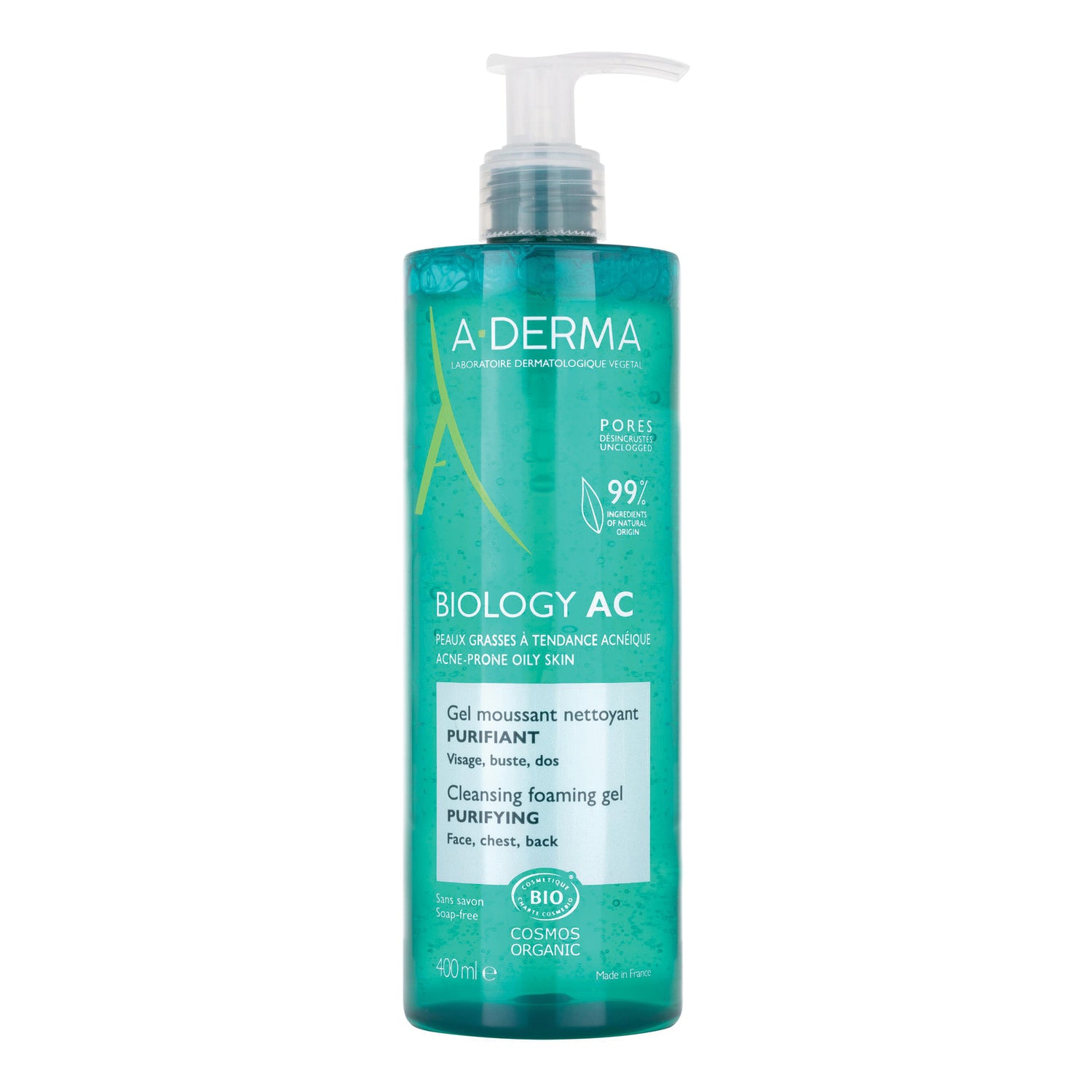 Aderma Biology Ac Gel Detergente Purificante Schiumogeno 400ml