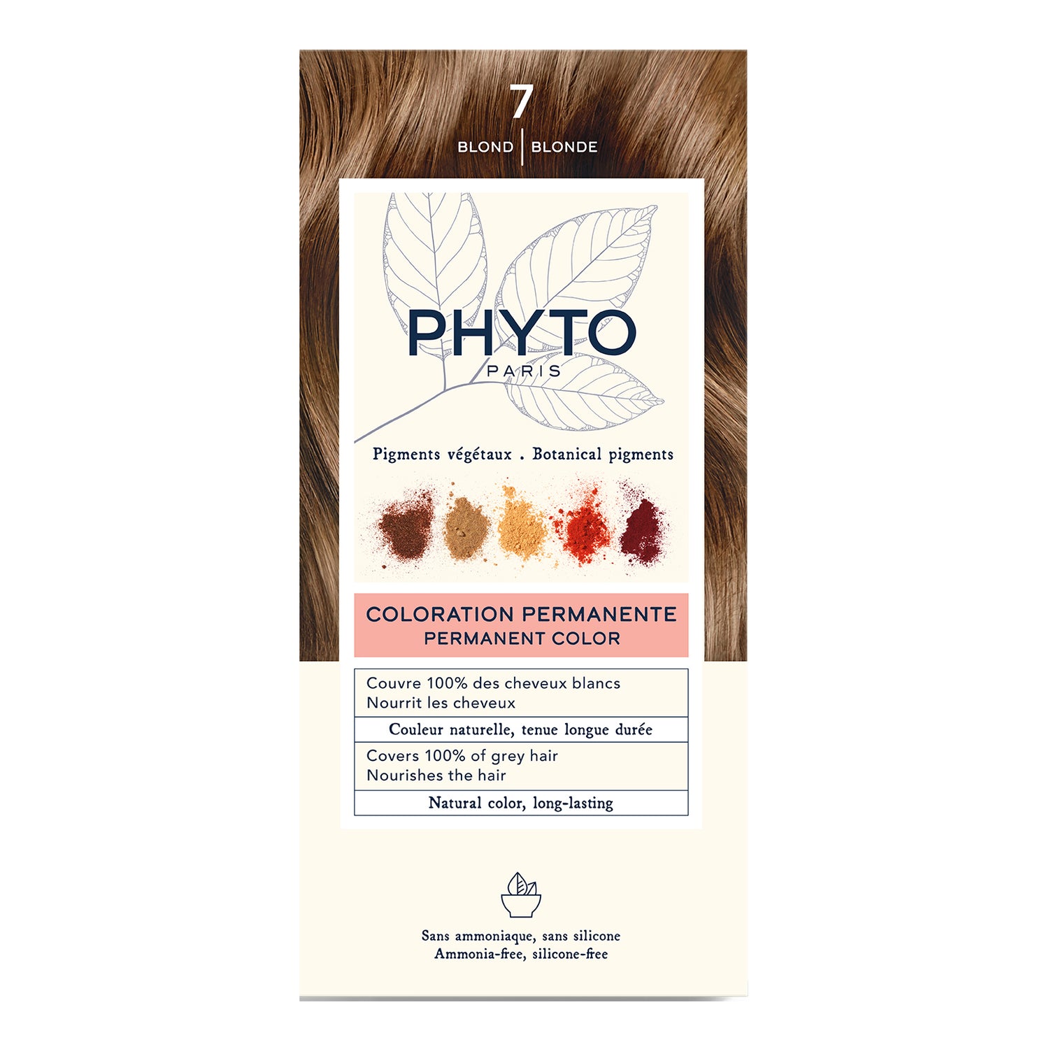 Phyto Phytocolor Kit Colorazione Permanente Capelli N.7 Biondo