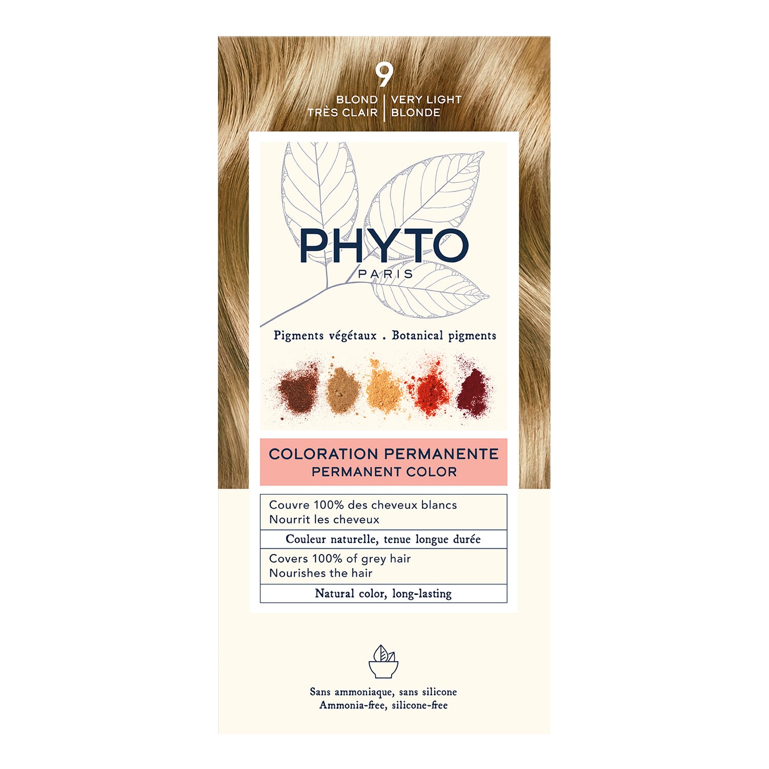 Phyto Phytocolor Kit Colorazione Permanente Capelli N.9 Biondo Chiarissimo