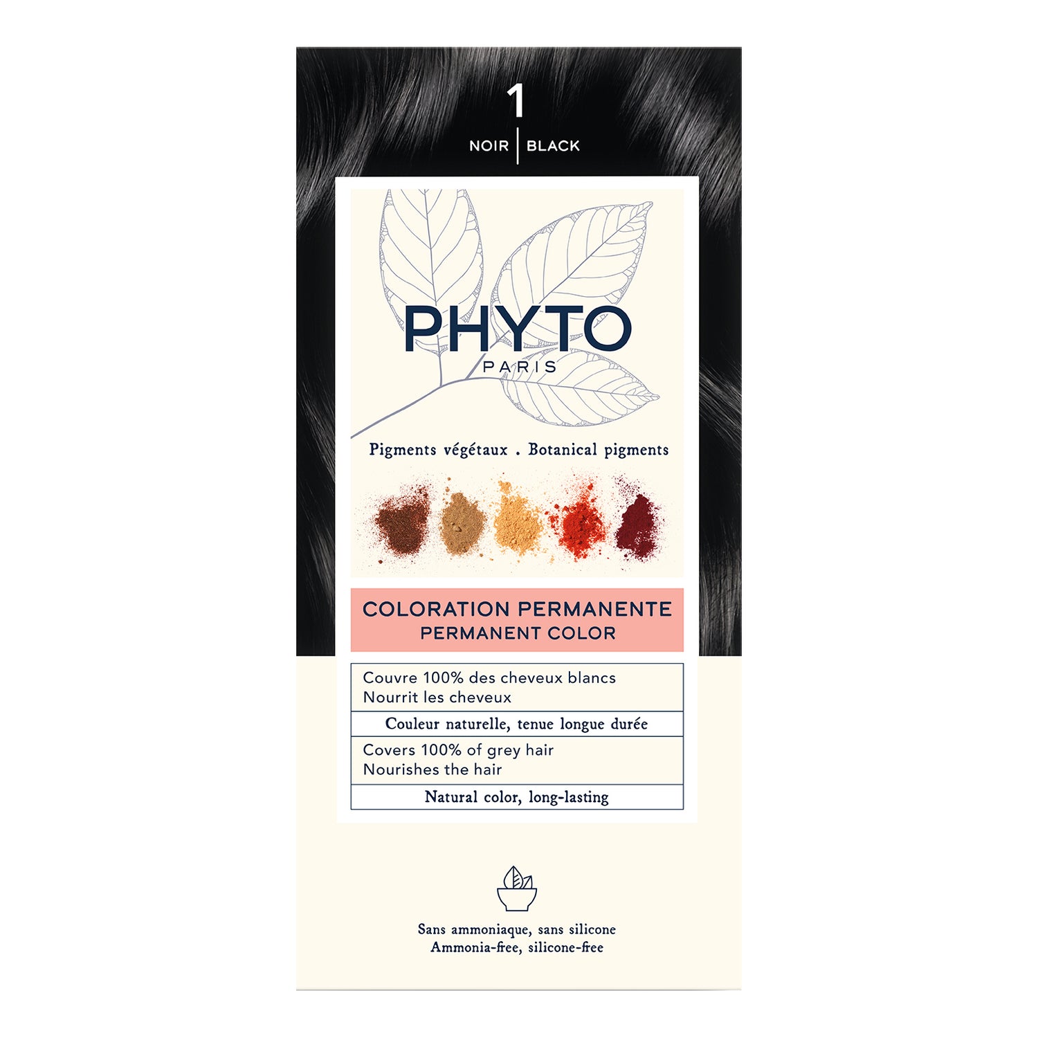 Phyto Phytocolor Kit Colorazione Permanente Capelli N.1 Nero
