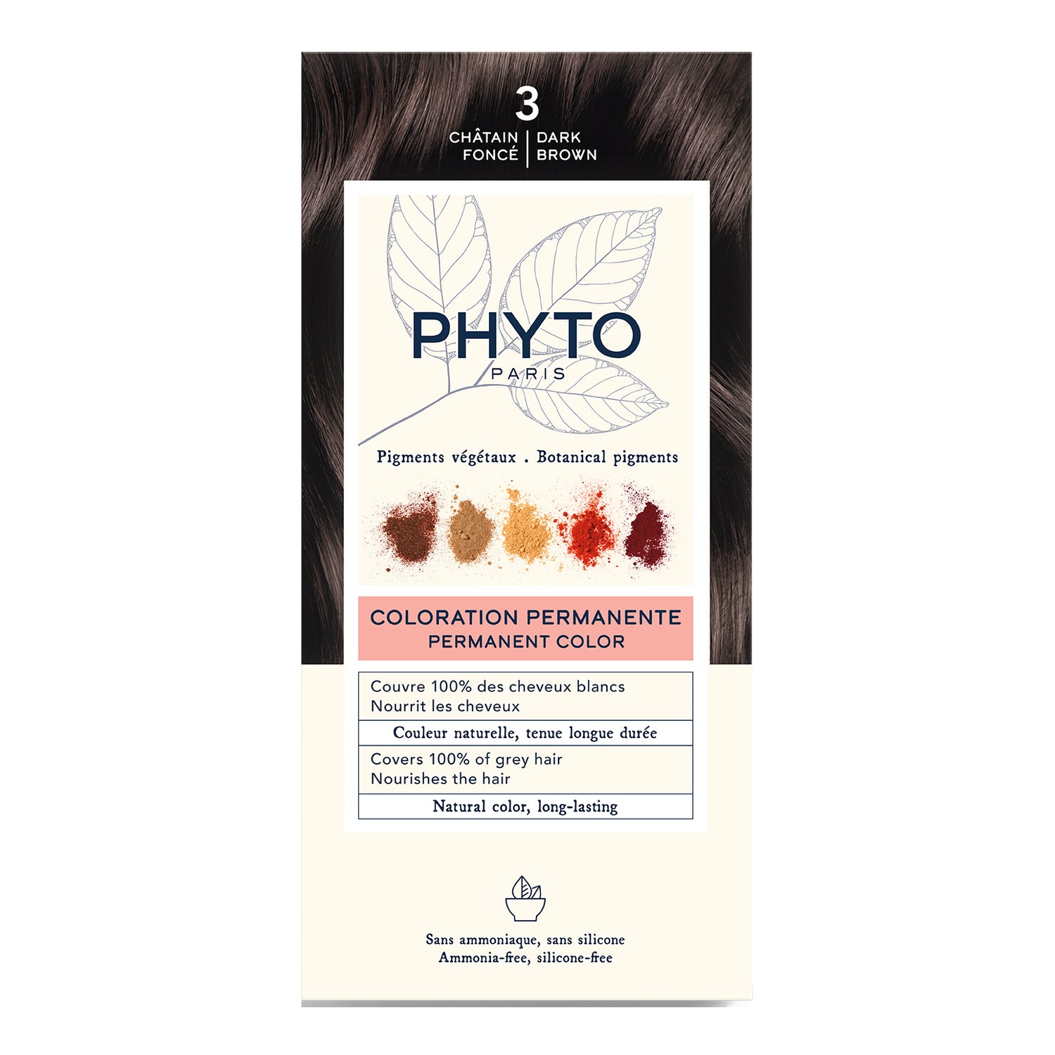 Phyto Phytocolor Kit Colorazione Permanente Capelli N.3 Castano Scuro