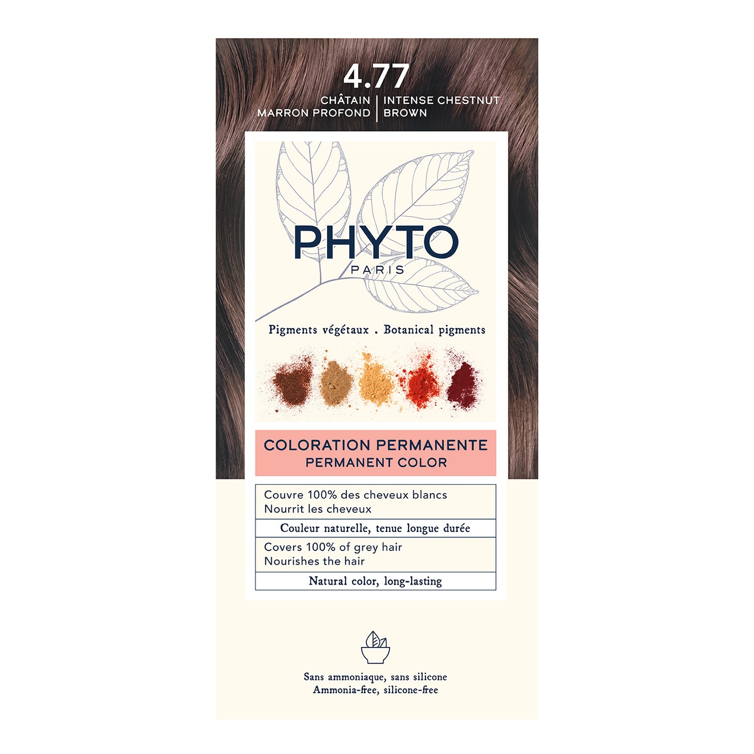 Phyto Phytocolor Kit Colorazione Permanente Capelli N.4,77 Castano Marrone Intenso