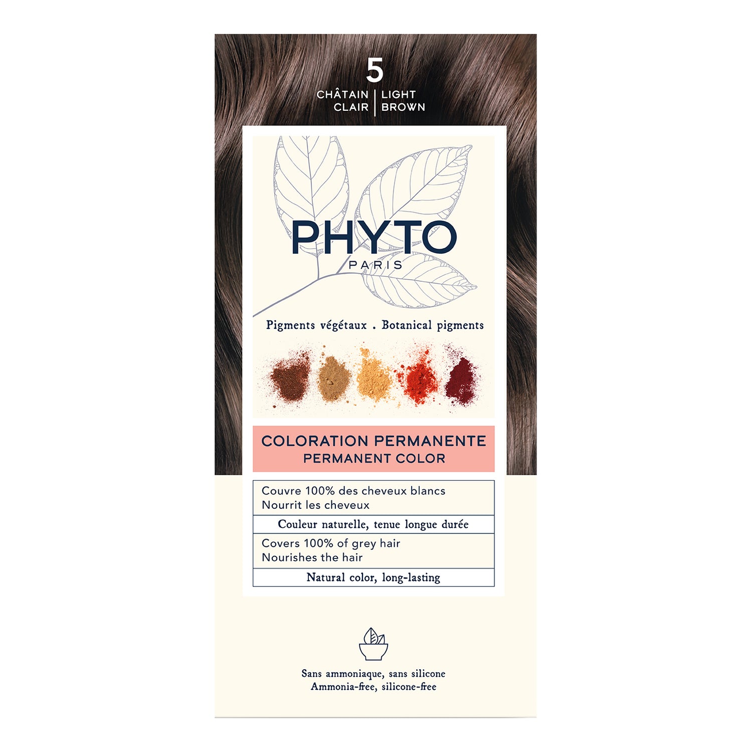Phyto Phytocolor Kit Colorazione Permanente Capelli N.5 Castano Chiaro