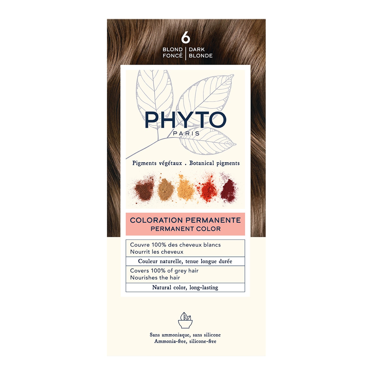 Phyto Phytocolor Kit Colorazione Permanente Capelli N.6 Biondo Scuro