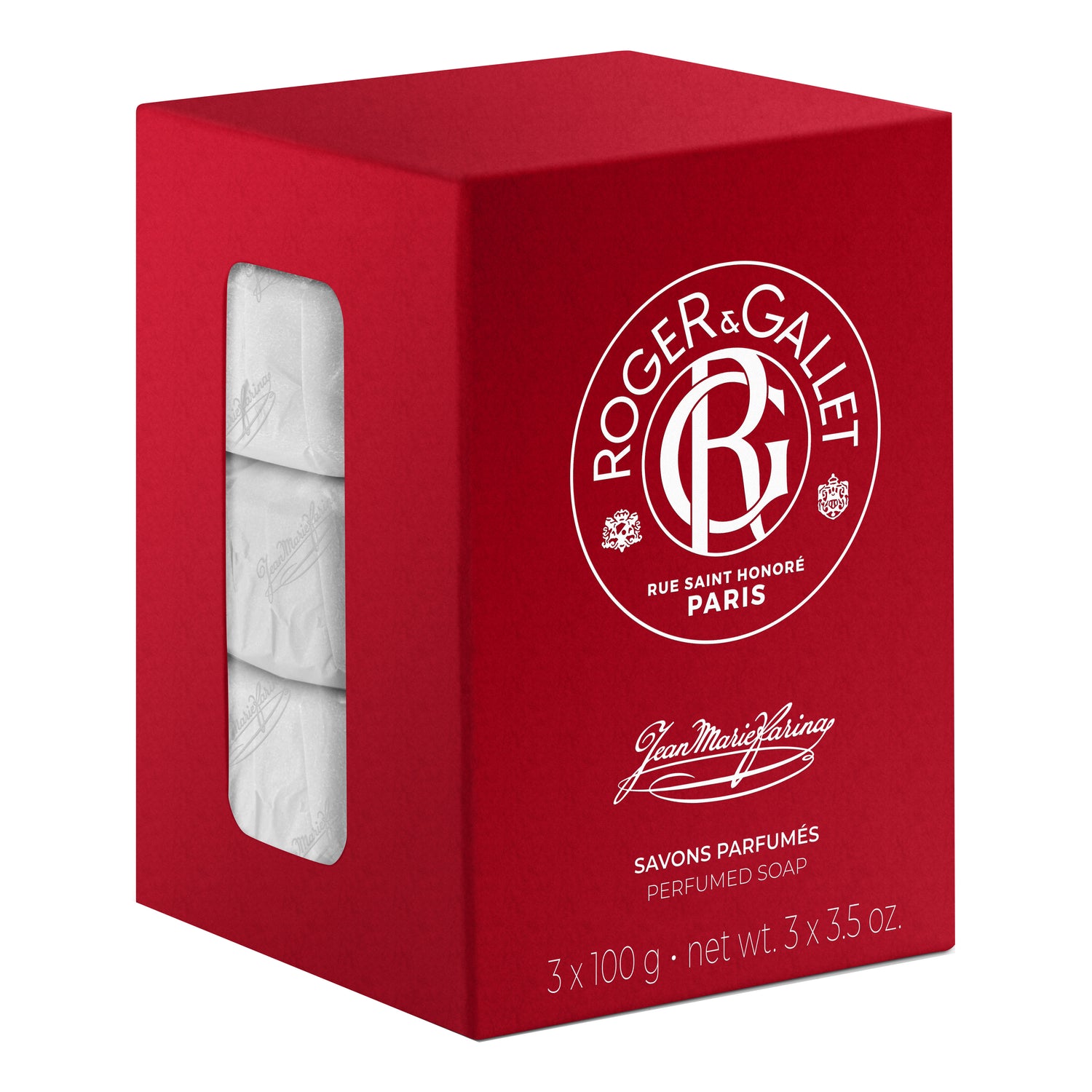 Roger&Gallet Jean-Marie Farina Set Saponette Profumate 3 x 100 g