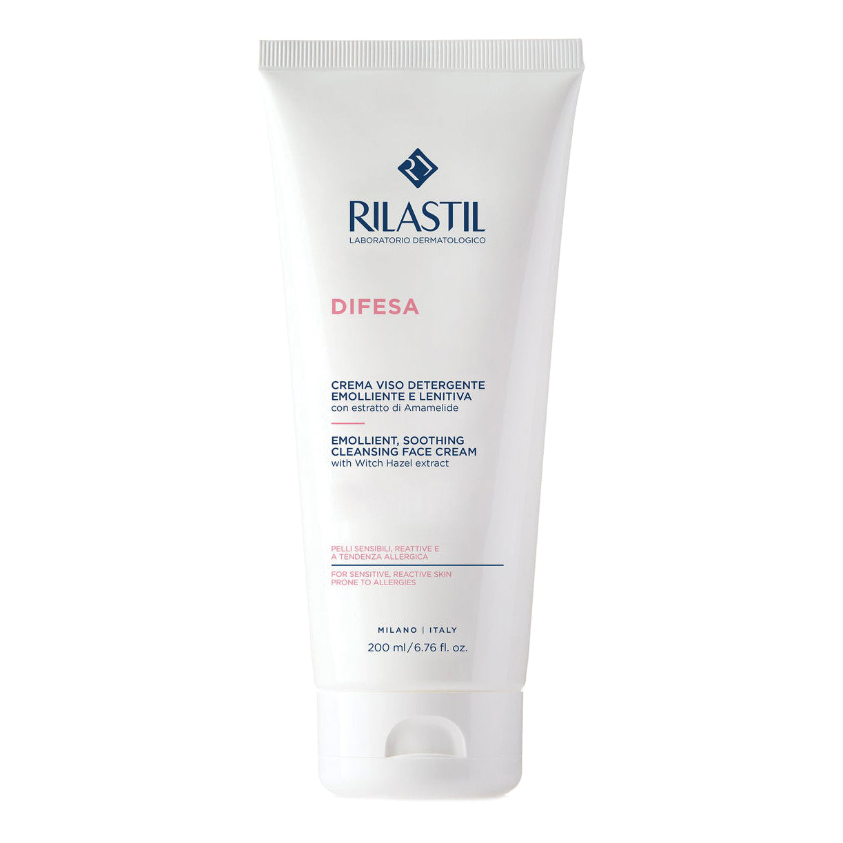 Rilastil Difesa Crema Viso Detergente Emolliente E Lenitiva 200ml