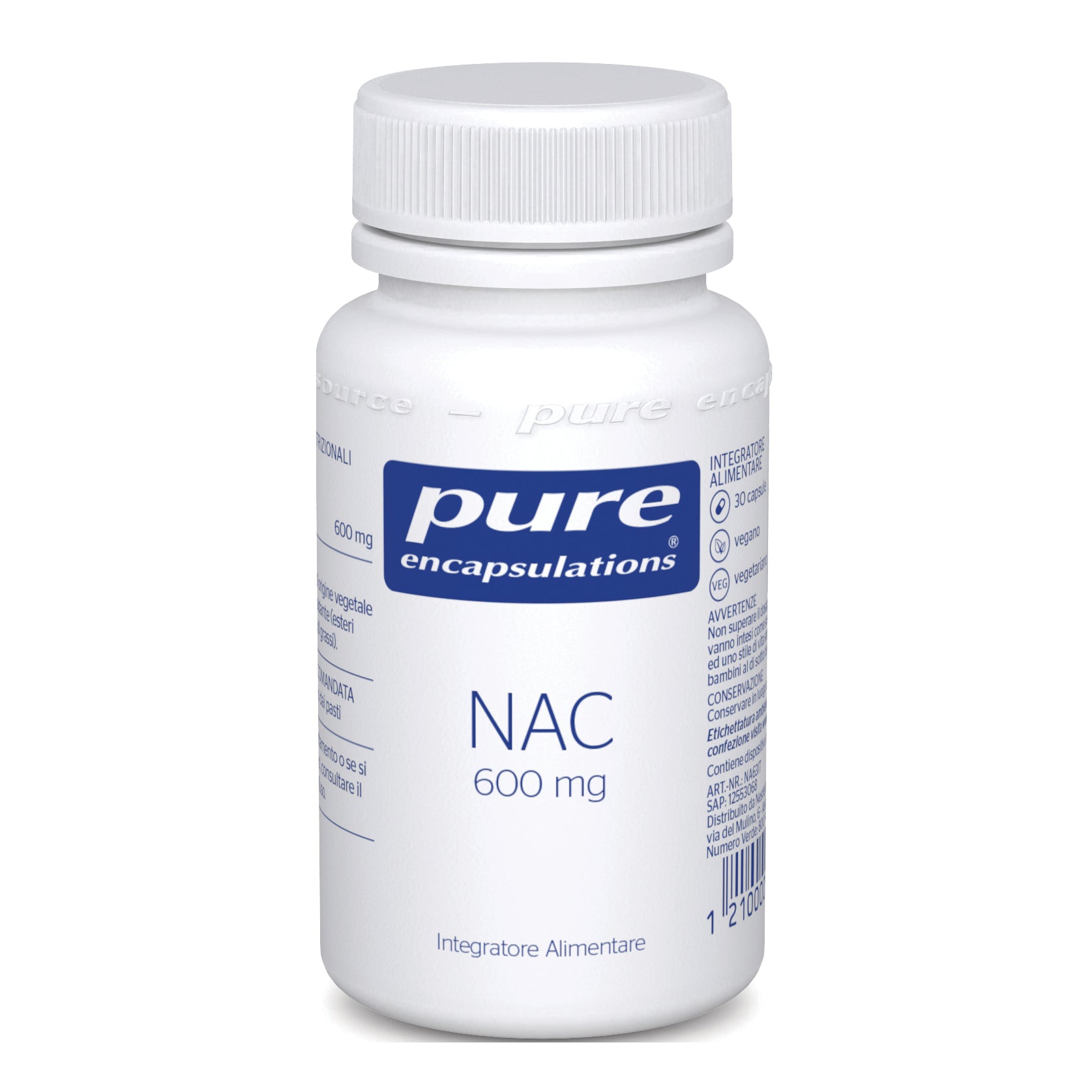 PURE ENCAPSUL NAC 600MG
