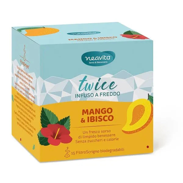 Neavita Twice Infuso Mango E Ibisco Filtroscrigno 15 Filtri