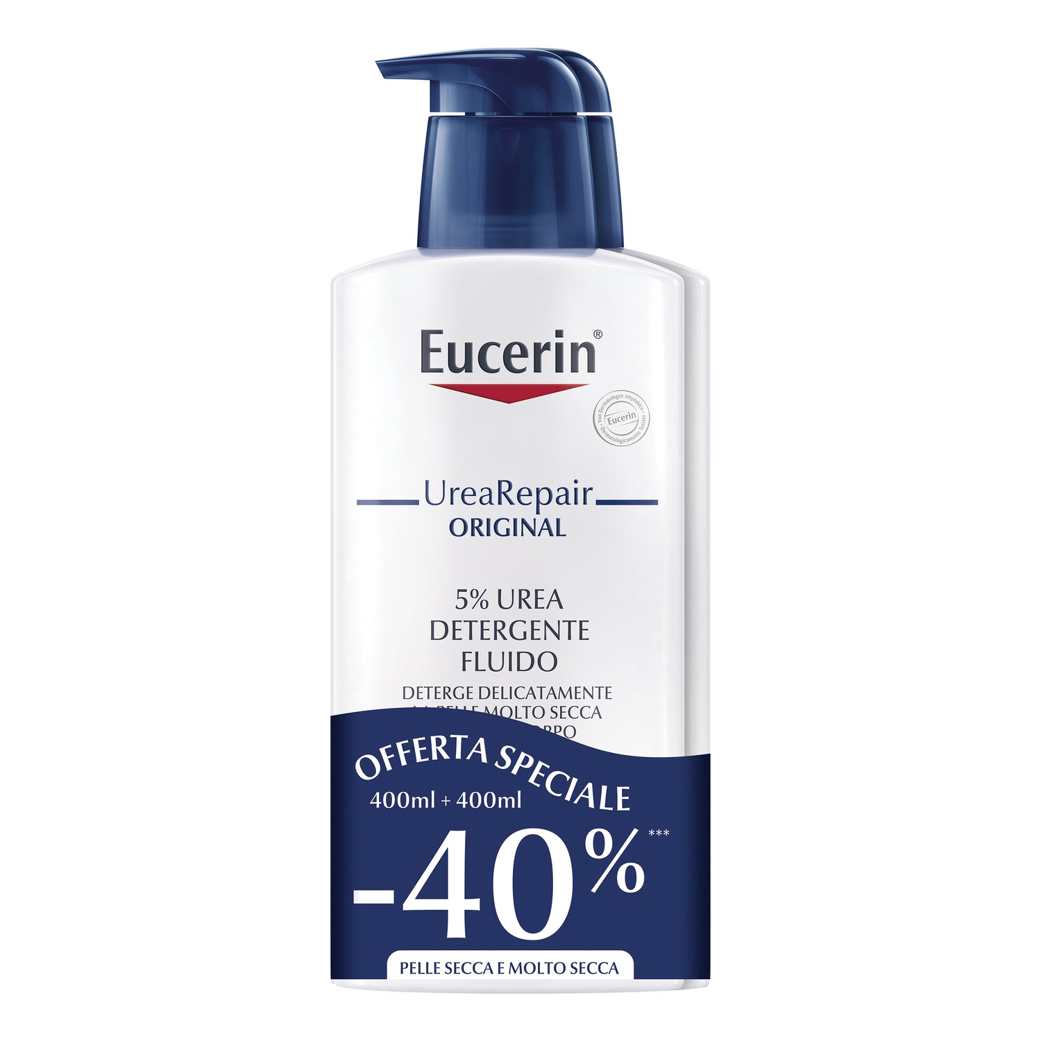 EUCERIN BIPAC UREA 5% DET400ML