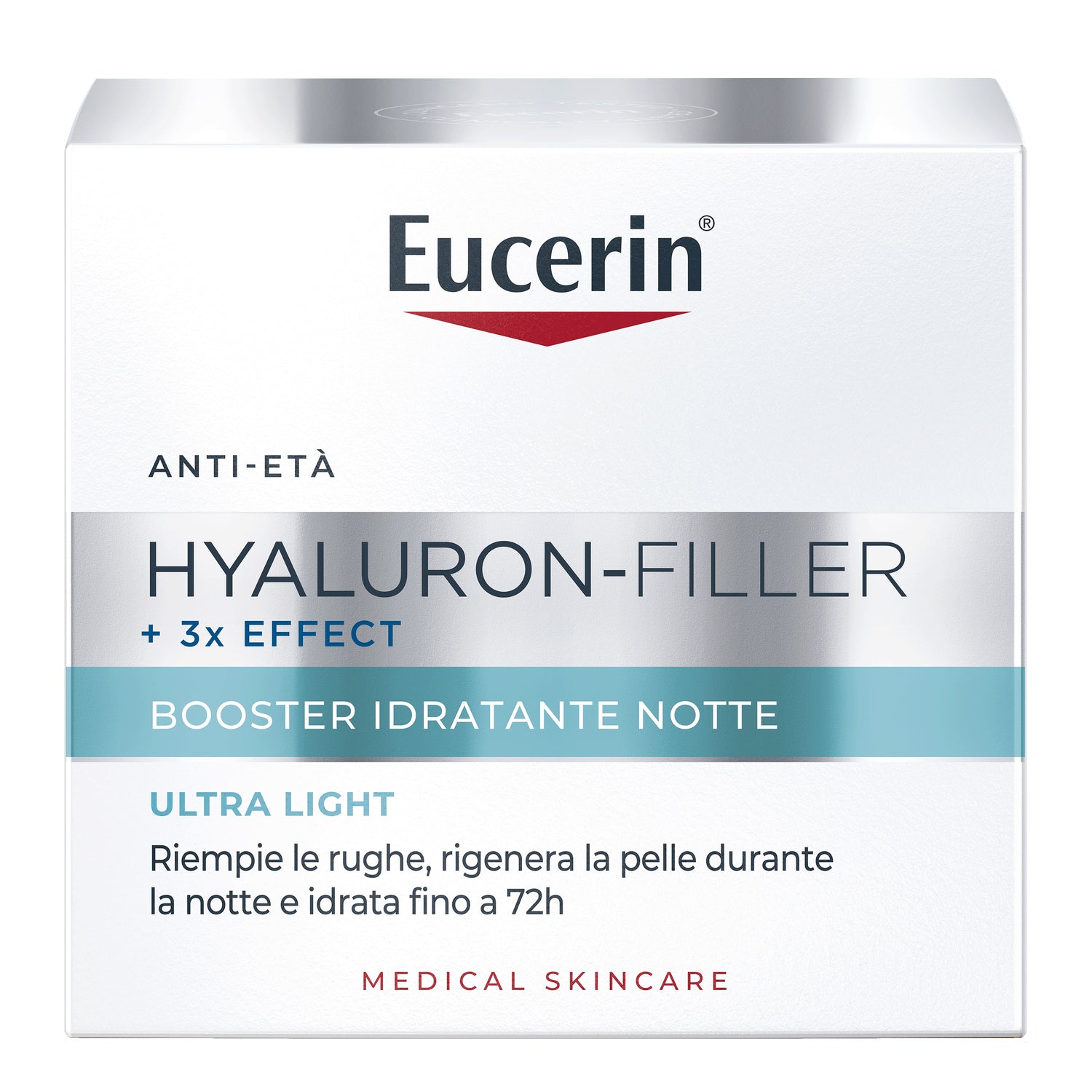 Eucerin Hyaluron-Filler + 3X Effect Booster Idratante Notte Anti-Età 50ml