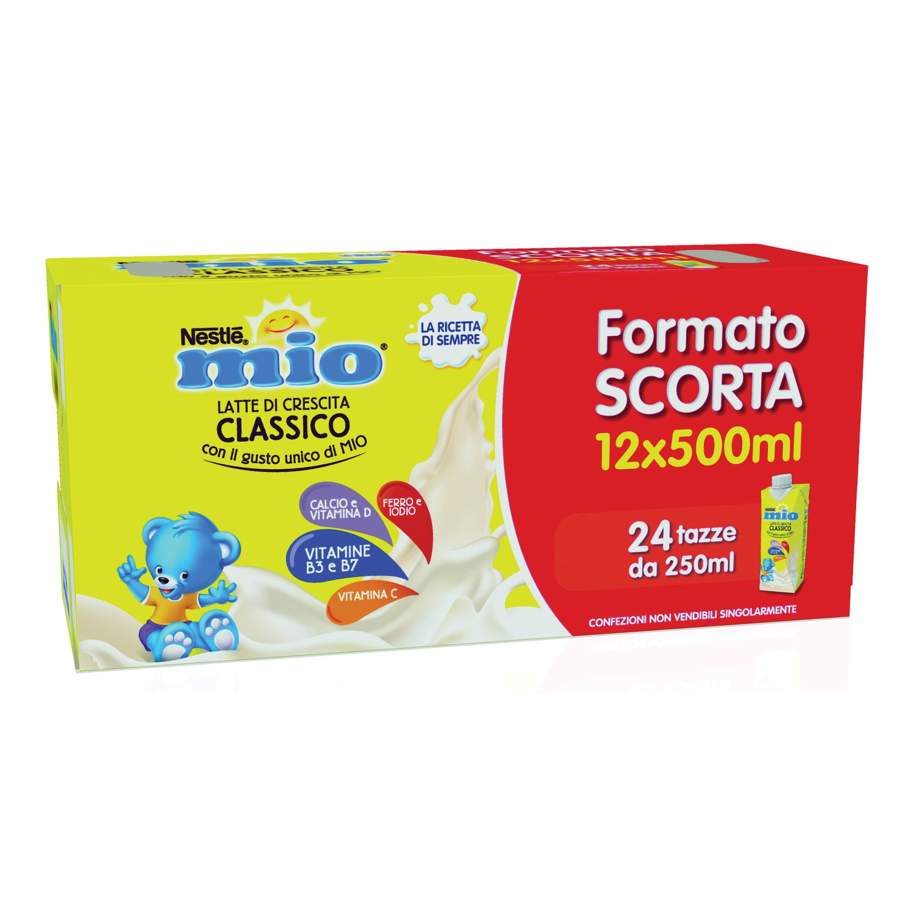 MIO LATTE CRESCITA CLASS 12PZ
