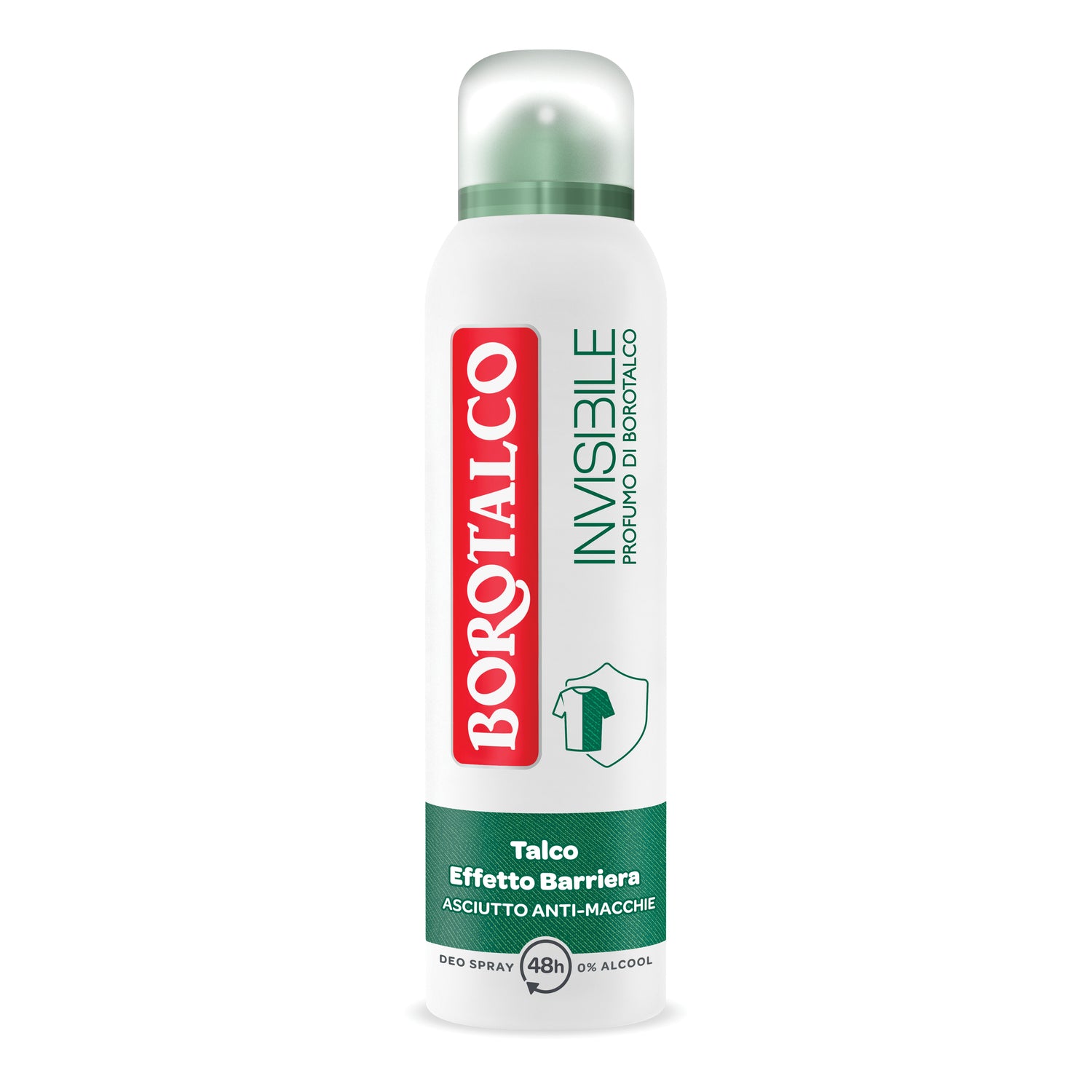 Borotalco Deodorante Spray Invisibile Verde 48h 150ml
