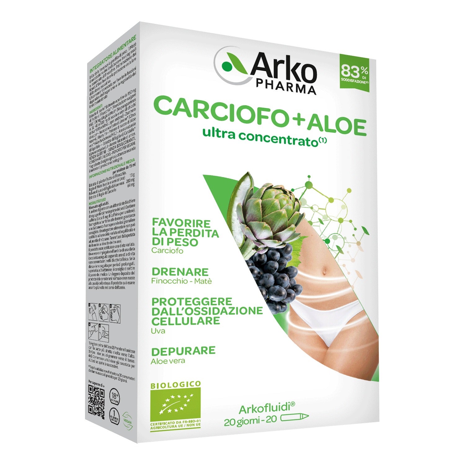 ARKOFLUIDI CARCIOFO+ALOE V 20F

