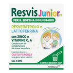 Resvis Junior XR | Vitamina C Zinco Immunità Bambini | 12 Bustine  
