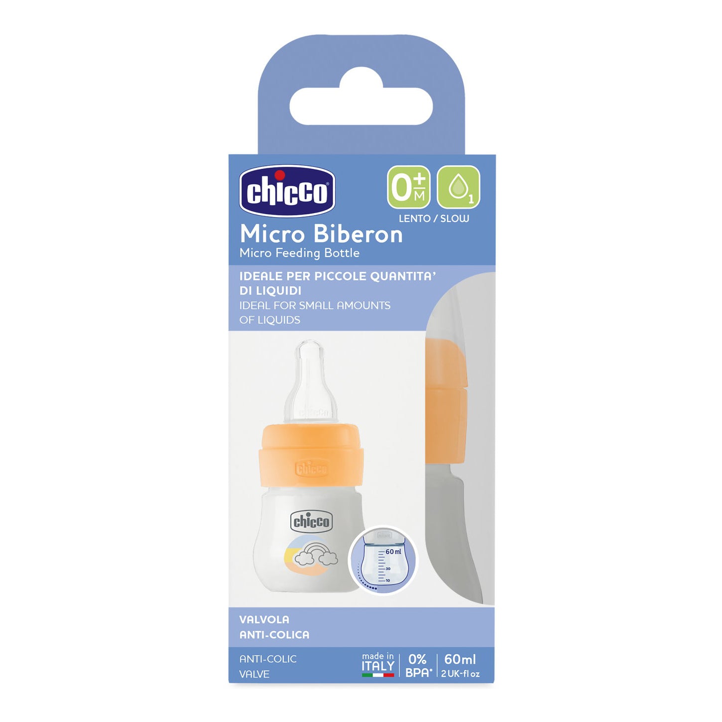CH MICRO BIB 60ML SIL 0M+ UNI
