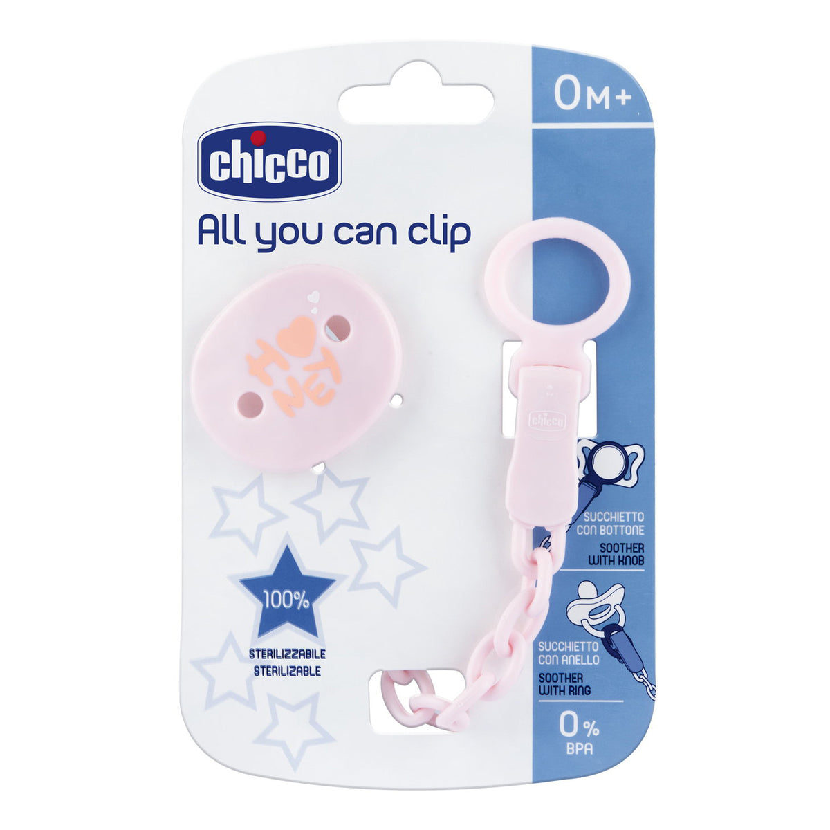 CH CLIP UNIVERSALE ROSA  