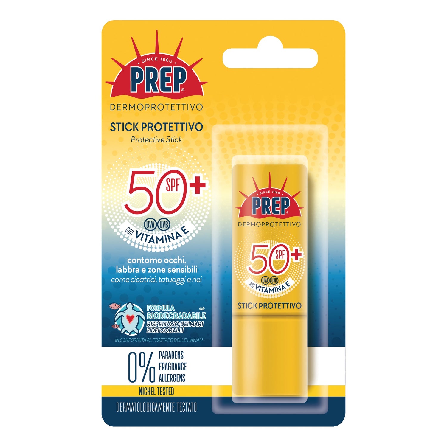 Prep Solare Stick Dermoprotettivo Spf 50+ 8ml