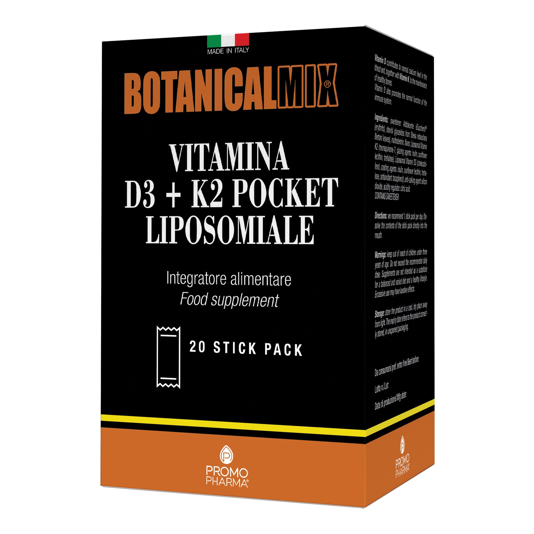 VITAMINA D3+K2 LIPO PK 20STICK
