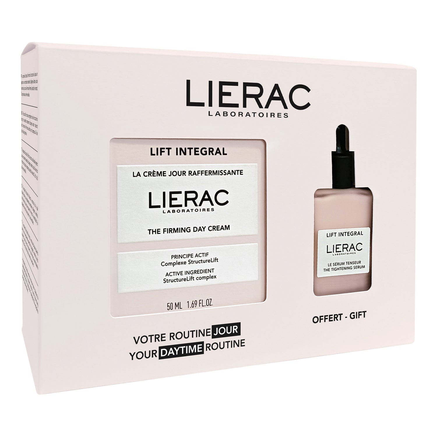 Lierac Kit Lift Integral Cofanetto Giorno - Crema Rassodante 50ml + Siero Tensore 15ml In Omaggio