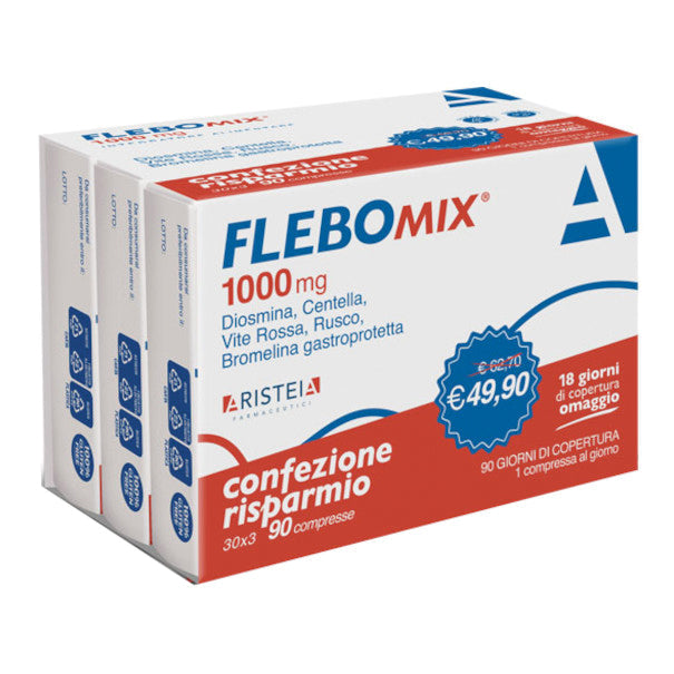 FLEBOMIX 1000MG 90CPR