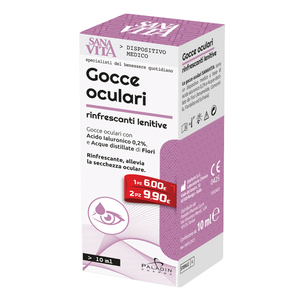 SANAVITA GOCCE OCUL LEN RINF  