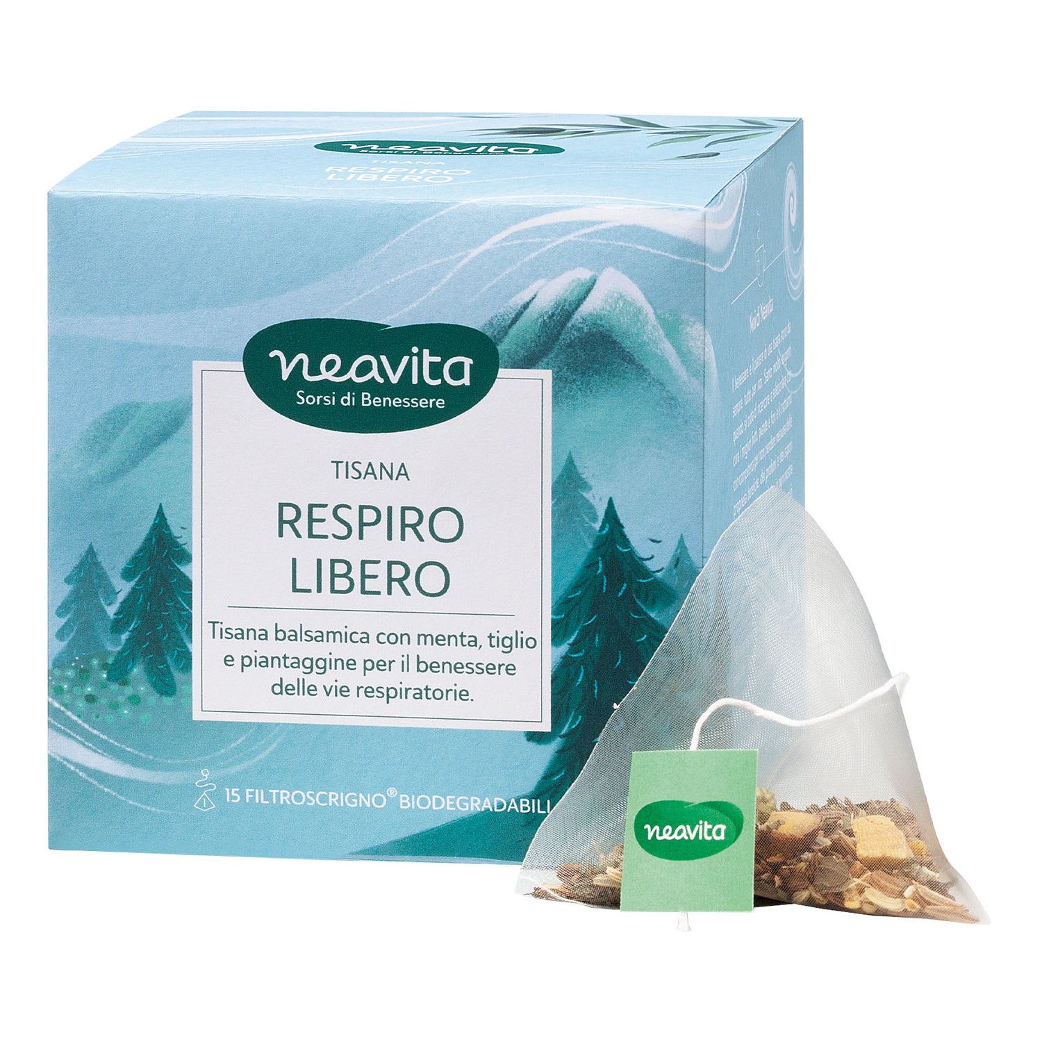 Neavita Tisana Filtroscrigno Respiro Libero 15 Filtri