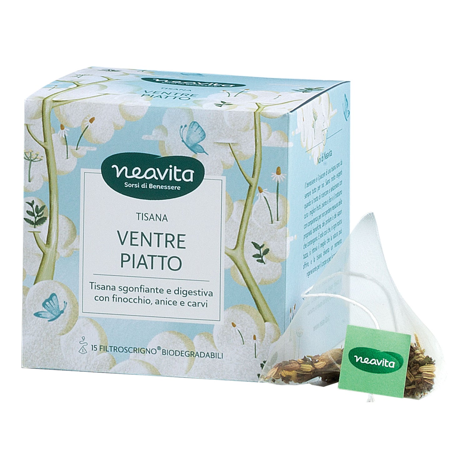 Neavita Tisana Ventre Piatto Filtroscrigno 15 Filtri