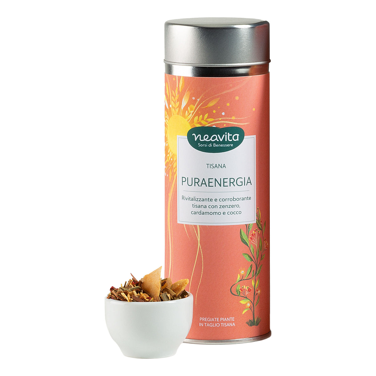 Neavita Silver Tin Pura Energia Tisana Sfusa Rivitalizzante 100g  