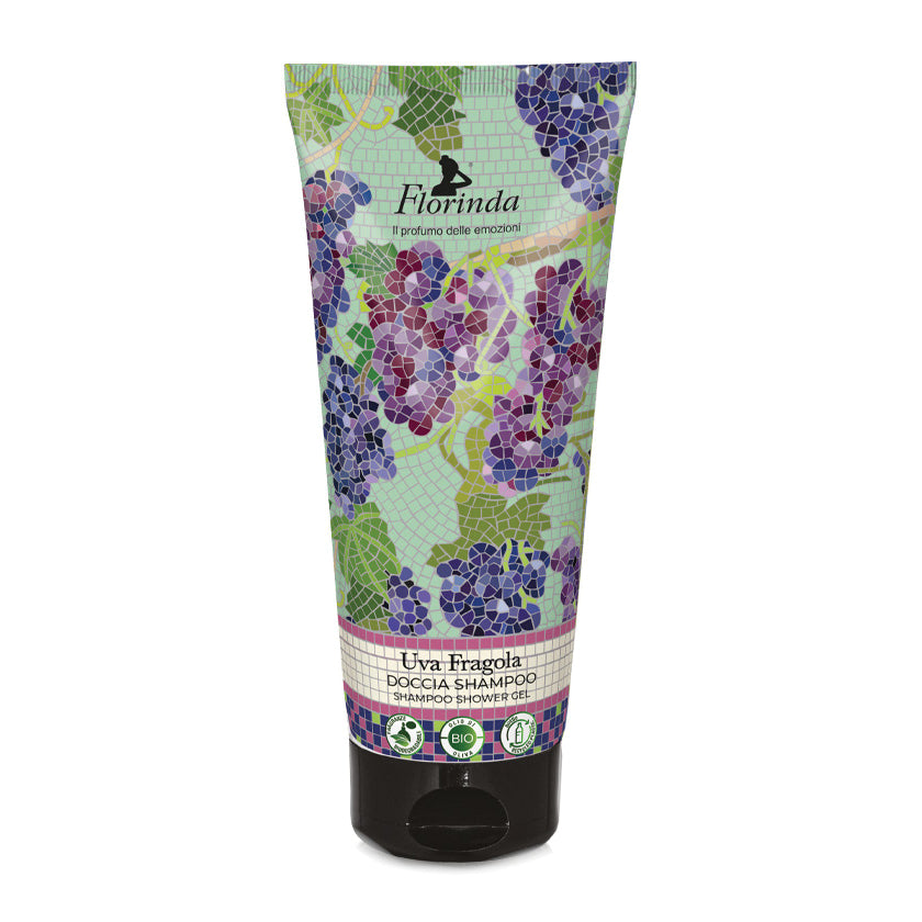 Florinda - Doccia Shampoo Mosaici Italiani Uva Fragola 200ml