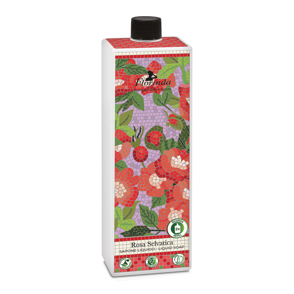 Florinda - Sapone Liquido Rosa Selvatica 1 Litro