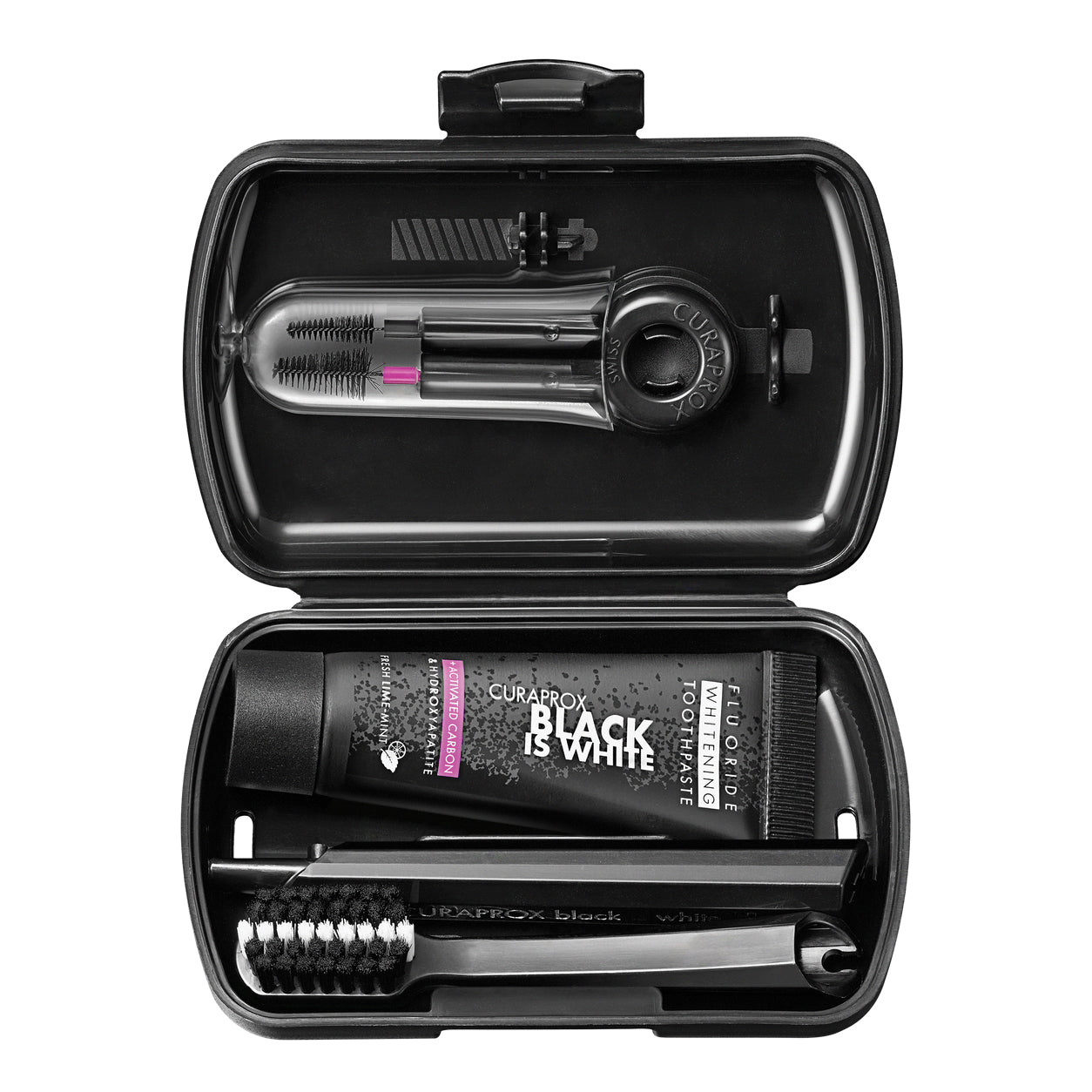 CURAPROX BLACK IS WHITE TRAVEL
