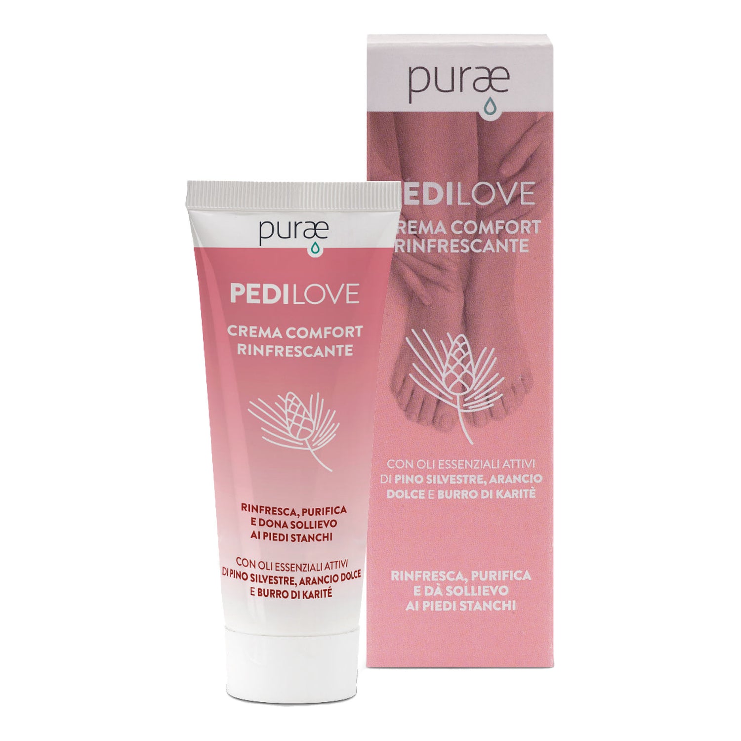 Purae Pedilove Crema Nutriente Intensiva Piedi 75ml
