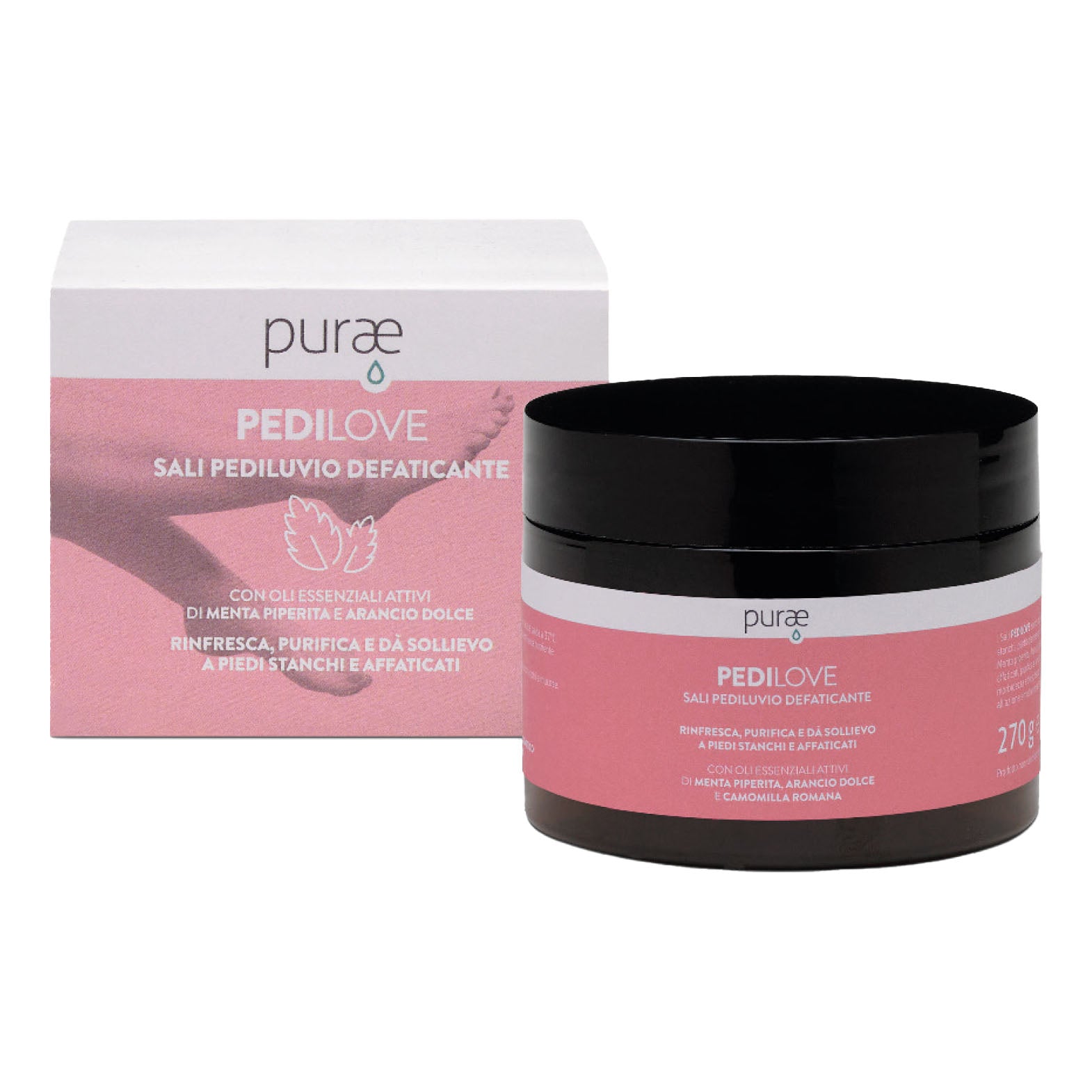 Purae Pedilove Sali Per Pediluvio Defaticante 270g

