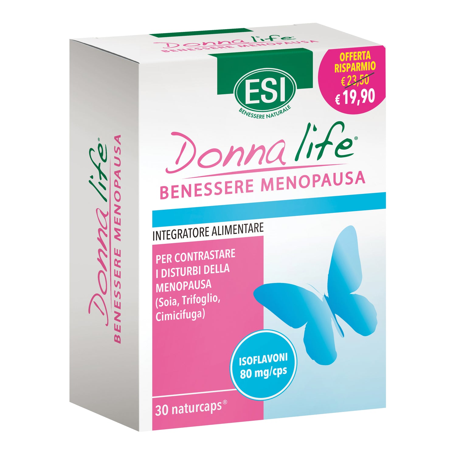 Esi Donna Life Benessere Menopausa 30 Naturcaps - Prezzo Speciale