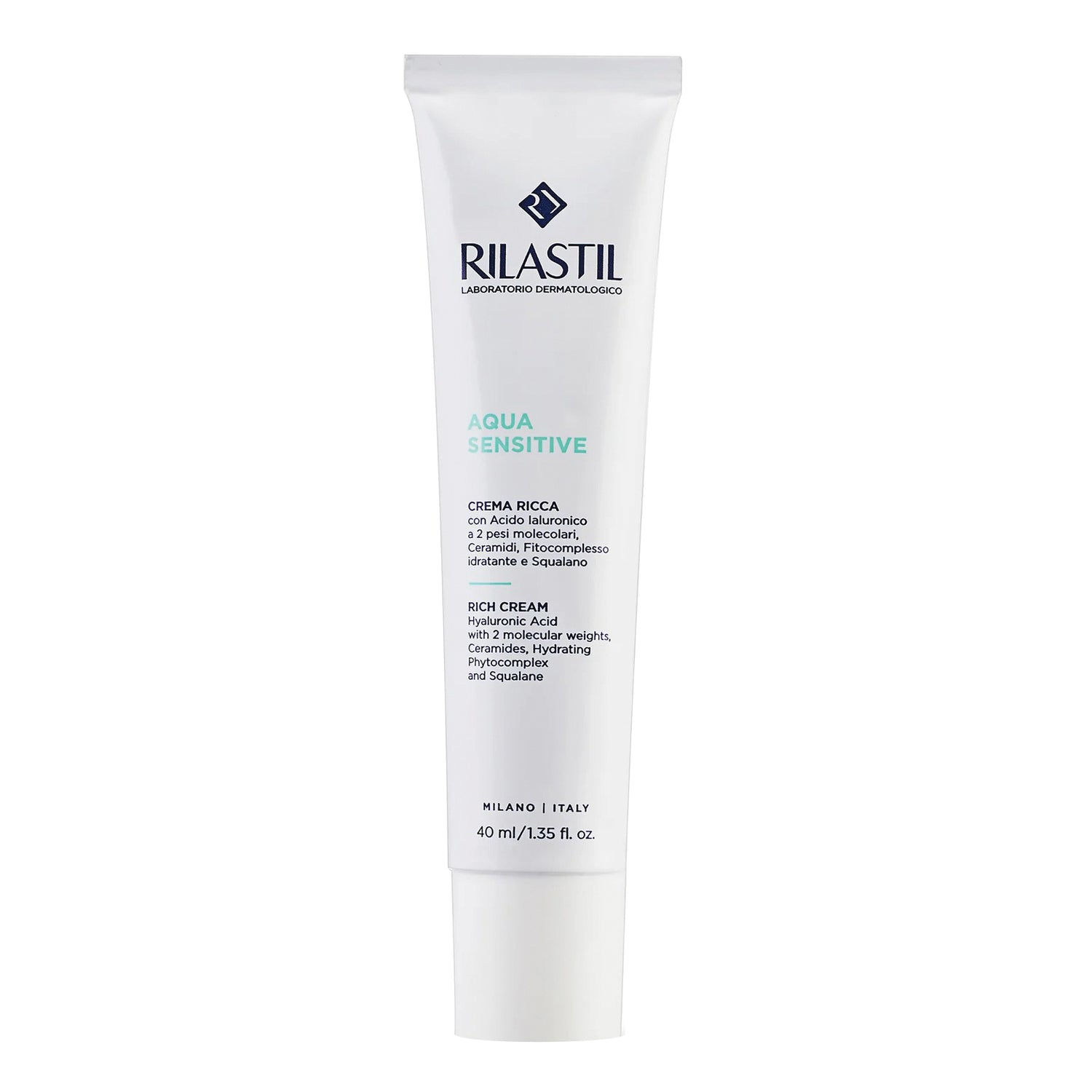 Rilastil Aqua Sensitive Crema Ricca Per Pelli Sensibili Secche O Molto Secche 40ml